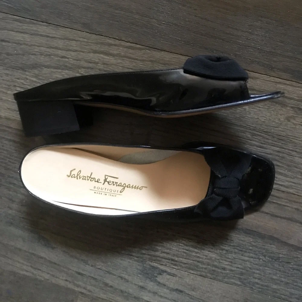 Ferragamo open toe mules - Picture 6 of 6